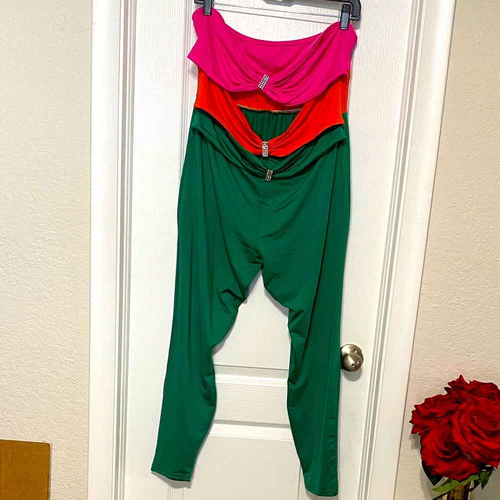 Colorful Jumpsuit Pants